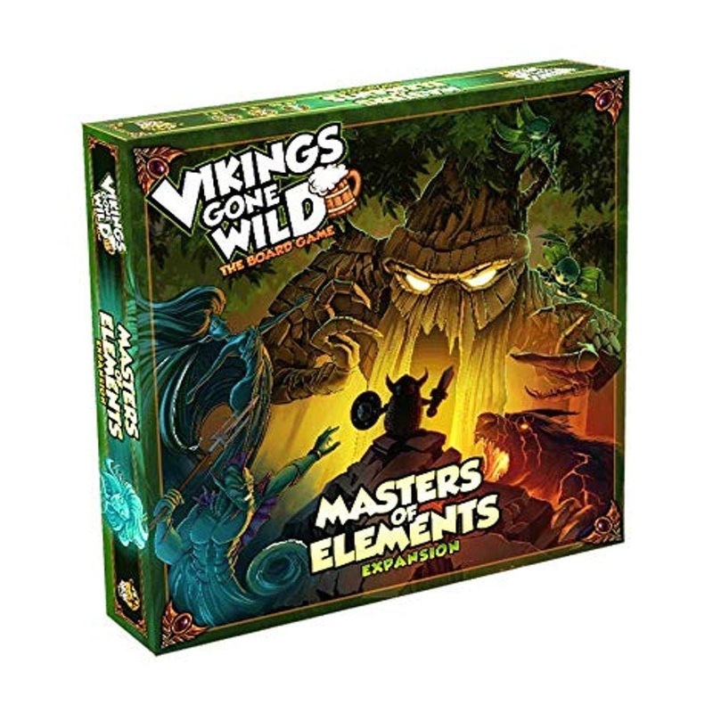 Lucky Duck Games LKY 009 Vikings Gone Wild: Masters of Elements Board Game, Multi-Colored