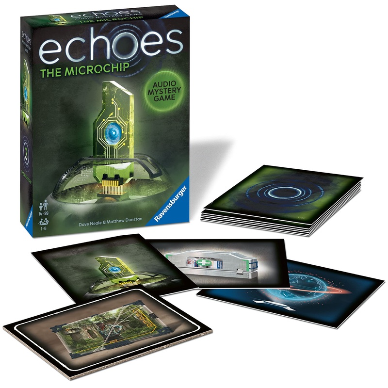 Ravensburger Echoes The Microchip - Immersive Audio Murder Mystery Party Game for Adults Age 14 Years Up - 1 to 6 Players