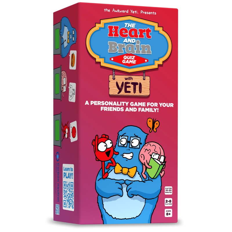 The Awkward Yeti Heart and Brain Card Game