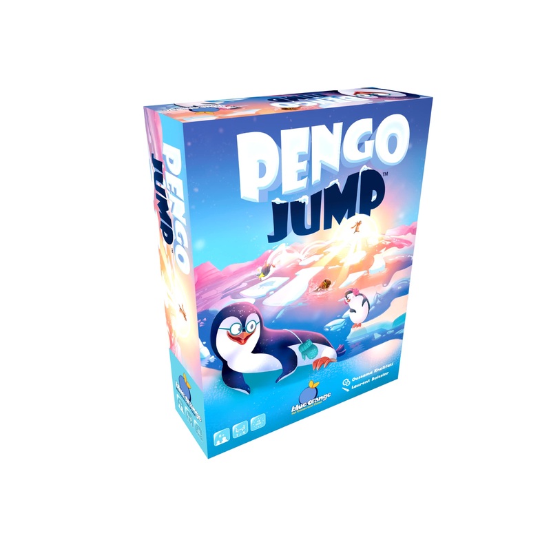 Blue Orange | Pengo Jump | Juego de Mesa | A Partir de 5 Aos | De 1 a 4 Jugadores | 15 Minutos por Partida | Multilenguaje (Incluye Espaol