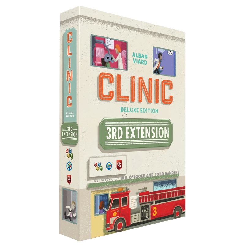 Capstone Games: Clinic Deluxe Extension 3 - Strategy Board Game Extension, 1-4 Players, Ages 12+, 60-150 Min Game Time