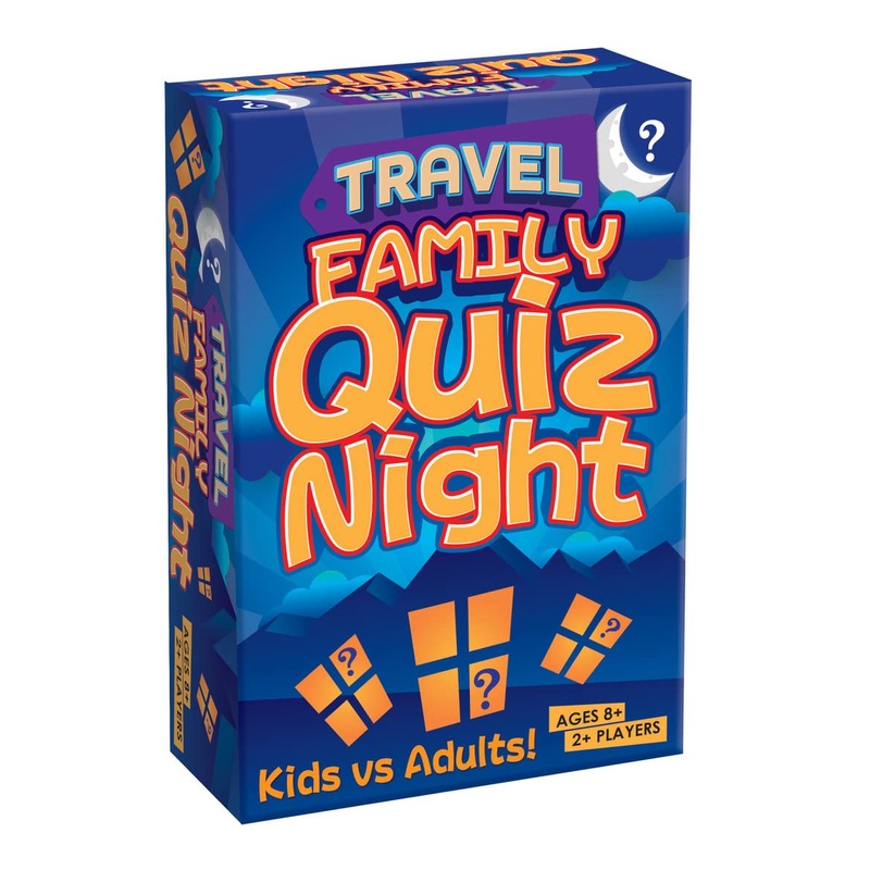 Cheatwell Games Travel Family Quiz Night - Quiz Games - Trivia Quiz - Kids Games - Games for Adults - Great Travel Games and Road Trip Games