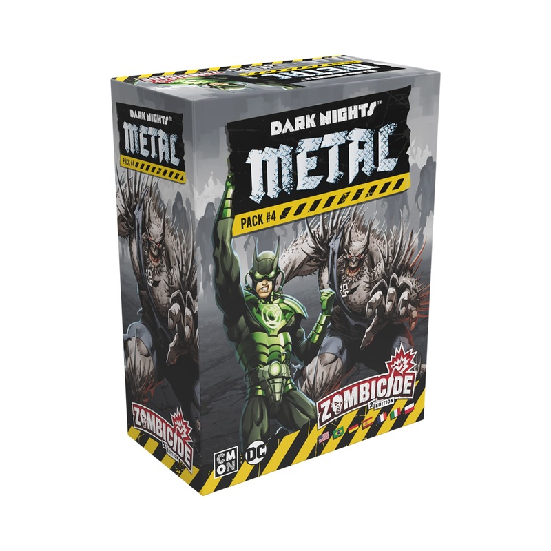 CMON - Zombicide - Dark Nights Metal Pack #4 - Juego de Miniaturas en Multilenguaje (Incluye Espaol