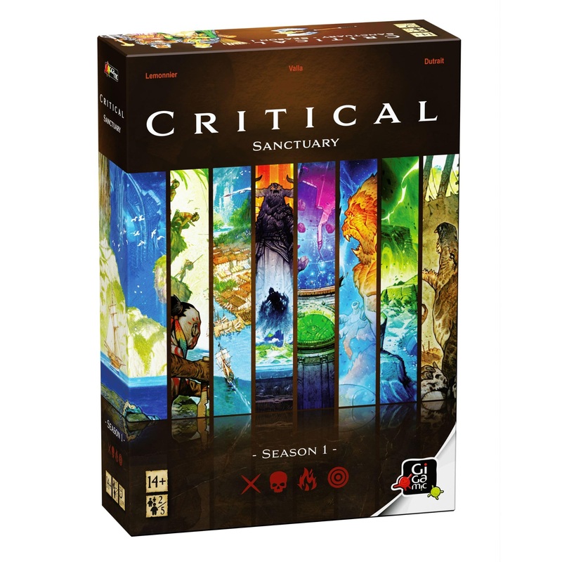 Critical: Sanctuary (Season 1) | Role-Playing Game | Ages 14+ | 2 to 5 Players | 30 Minutes