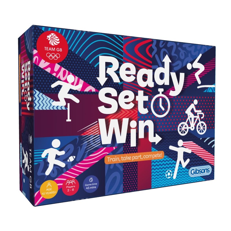 Gibsons Team GB Ready Set Win | Sport Game | Ages 10+ | Family Board Game For Kids & Adults | 2 to 6 Players | 45 min Gameplay