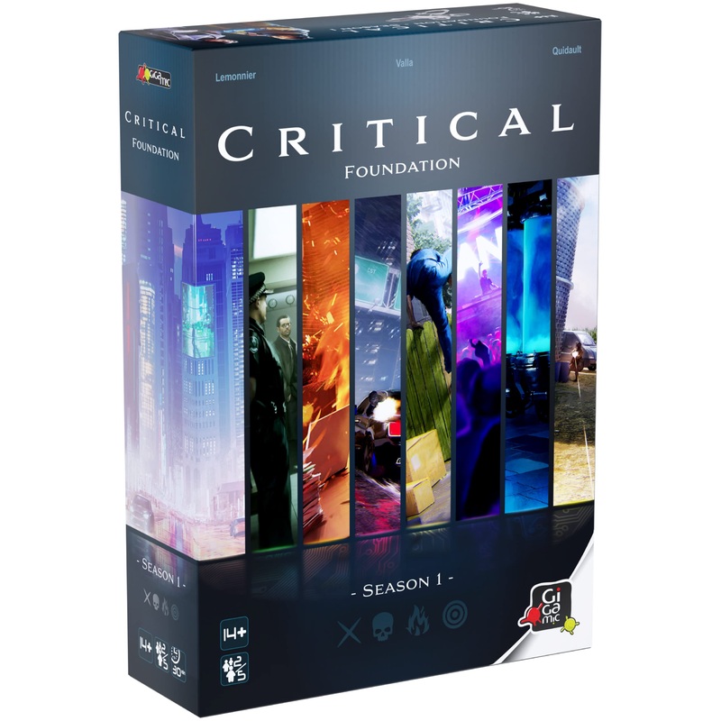 GIGAMIC Critical: Foundation (Season 1) | Role-Playing Game for Teens and Adults | Ages 14+ | 2 to 5 Players | 30 Minutes