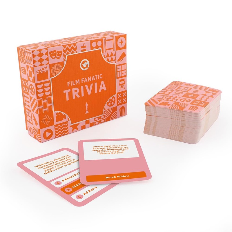 Ginger Fox Games Film Fanatic Trivia Card Game For Movie Buffs, Film Critics And Cinematic Enthusiasts | Test Your Knowledge | 2+ Players | Ages 14+