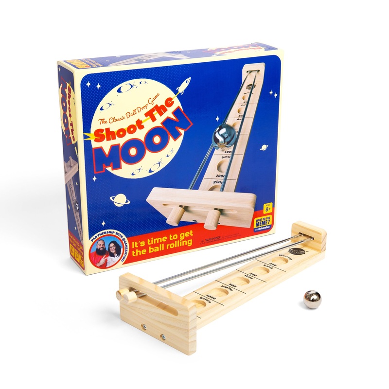 Juego de disparar a la luna: juego de equilibrio con bola de luna, juegos de mesa, juegos retro, juegos de bar para adultos, divertidos juegos de Navidad para fiestas familiares y regalos de