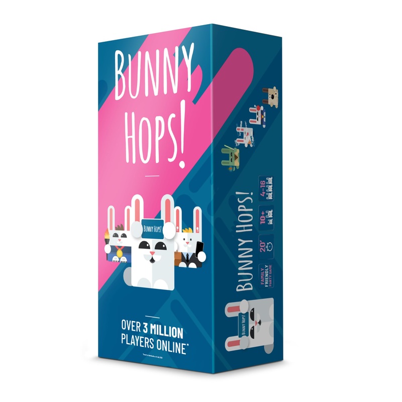 KYHU Bunny Hops! | The Perfect Party Board Game | Ages 10+ | 4-16 Players | 20 Minutes Playing Time | from