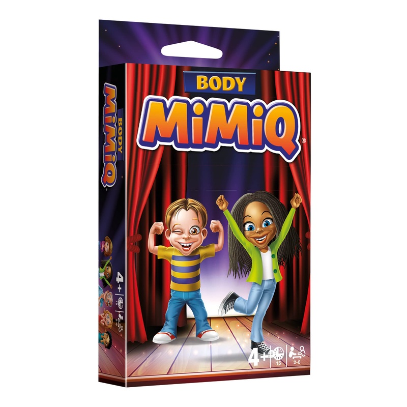 Mimiq Body Party Card Game for Adults and Children, 2-6 Players