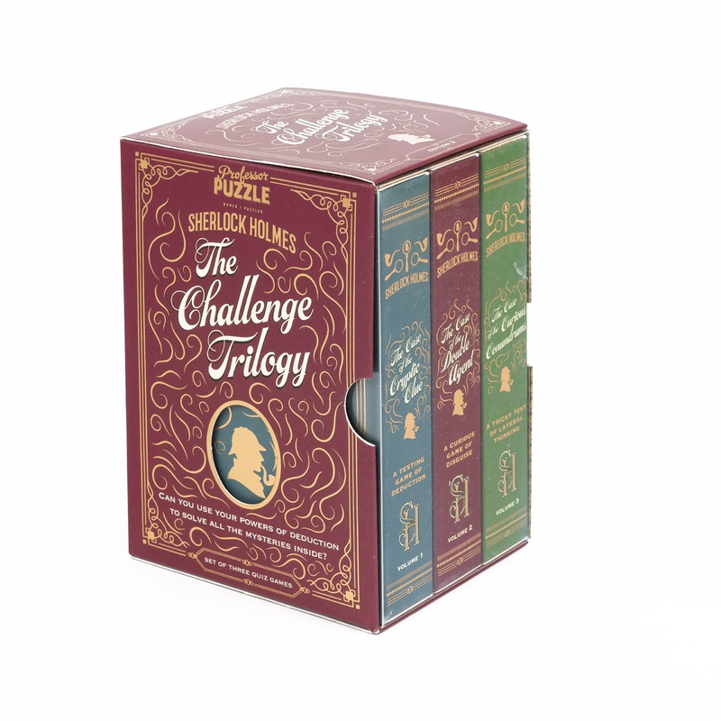 Professor Puzzle | Sherlock Holmes - The Challenge Trilogy | Mystery Brain Teaser | Ages 6+ | 1+ Players