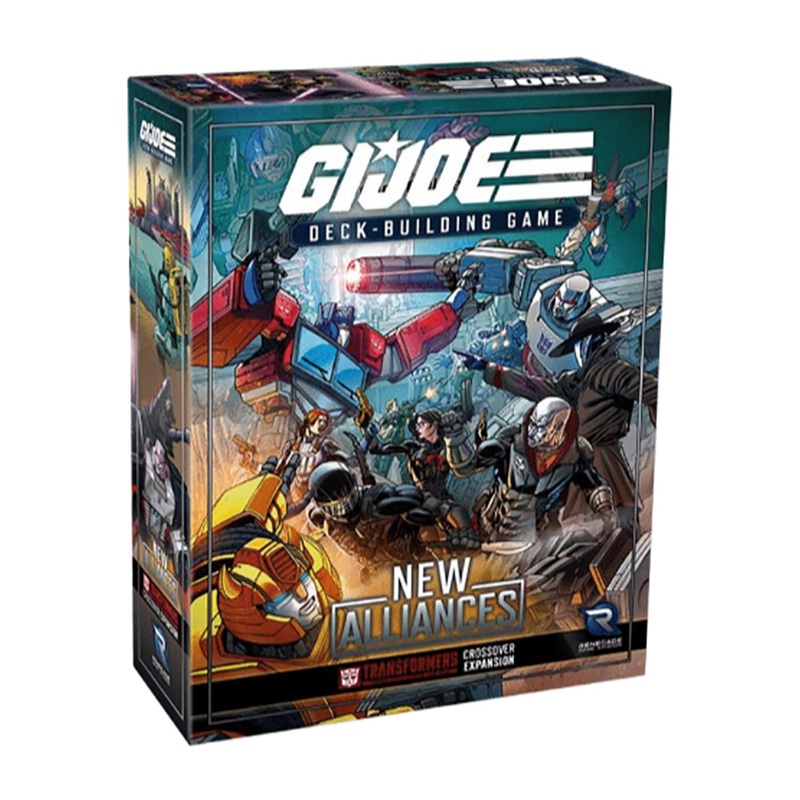 Renegade Game Studios G.I. Joe Deck-Building Game: New Alliances - A Transformers Crossover Expansion, Cooperative Deck-Building Game, Take On The Role of A Pony, Ages 14+, 1-4 Players, 30-70 Min