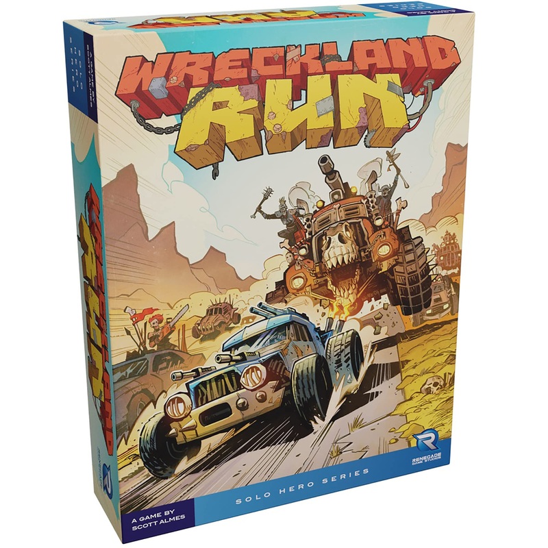 Renegade Games Studios Wreckland Run - Solo Hero Series, Renegade Games, Ages 10+, 1 Player Solo Campaign Game, 30-45 Min Per Campaign