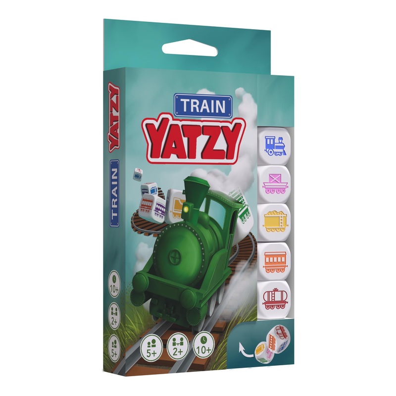SmartGames - Train Yatzy, Multiplayer Dice Game, Ages 5+