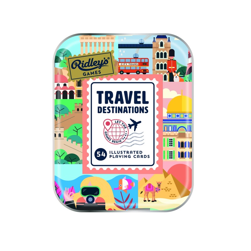 Travel Destinations Playing Cards