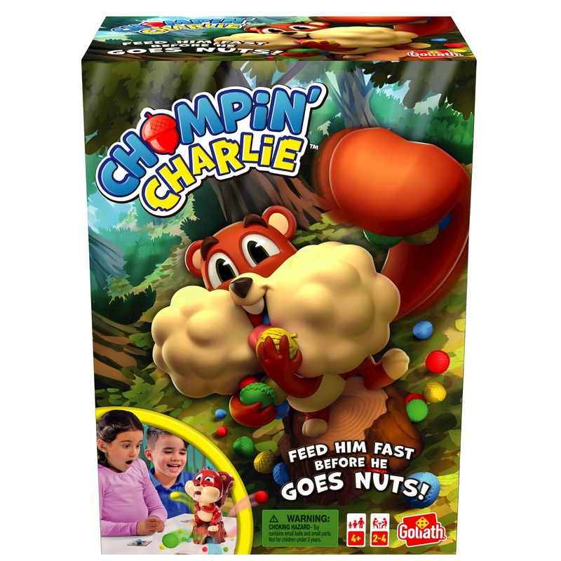 Chompin' Charlie: Feed Him Fast Before He Goes Nuts! | Kids Action Games | For 2-4 Players | Ages 4+