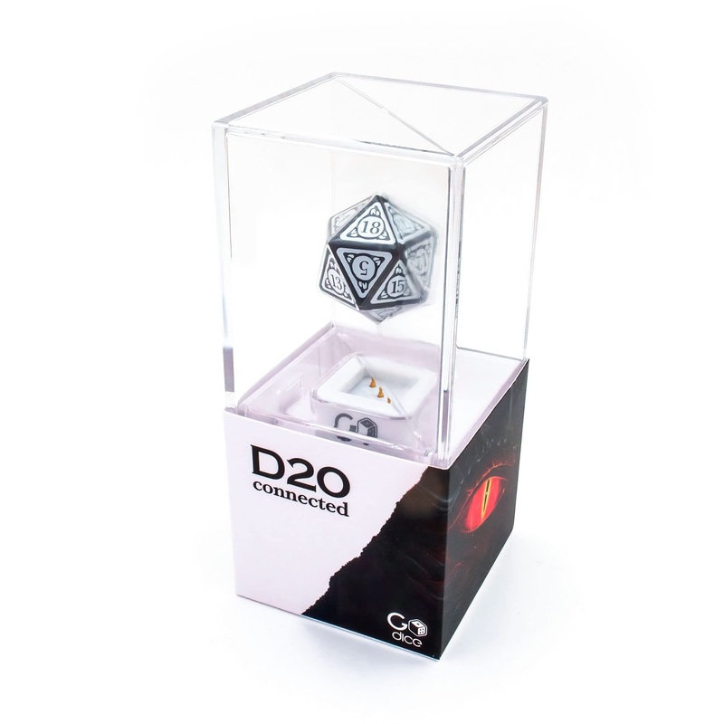 GoDice D20 Connected  The Worlds First Connected Polyhedral Die for Online RPG Play. Physical Die, Real-Time Calculations. Cool Tech Inside