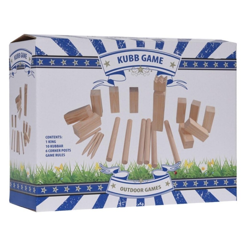 Kubb set Hout - 11-delig