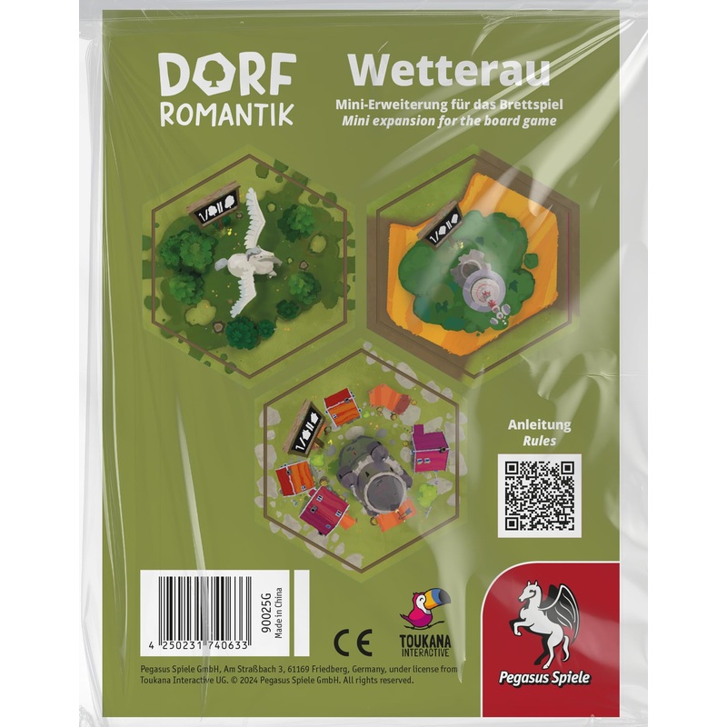 Pegasus Spiele- Village Romance - El Juego de Mesa: Wetterau  (90025G