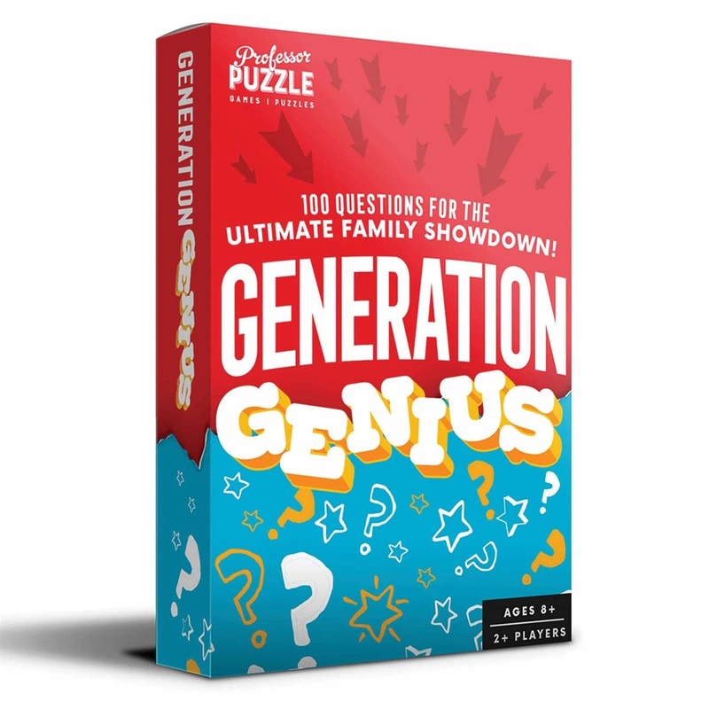 Professor Puzzle | Generation Genius Trivia | Party Game | Ages 8+ | 2+ Players