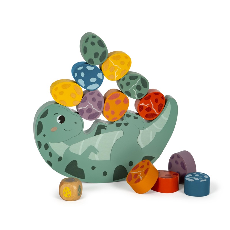 small foot Balancierspiel Dino, Stapelspiel aus FSC 100%-zertifiziertem Holz, fr Kinder ab 3 Jahren, 12620