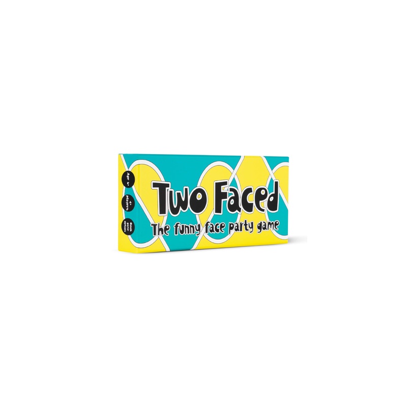 Two Faced, Extreme charades for your face! A hilarious party game for all the family. Not your usual family board game.