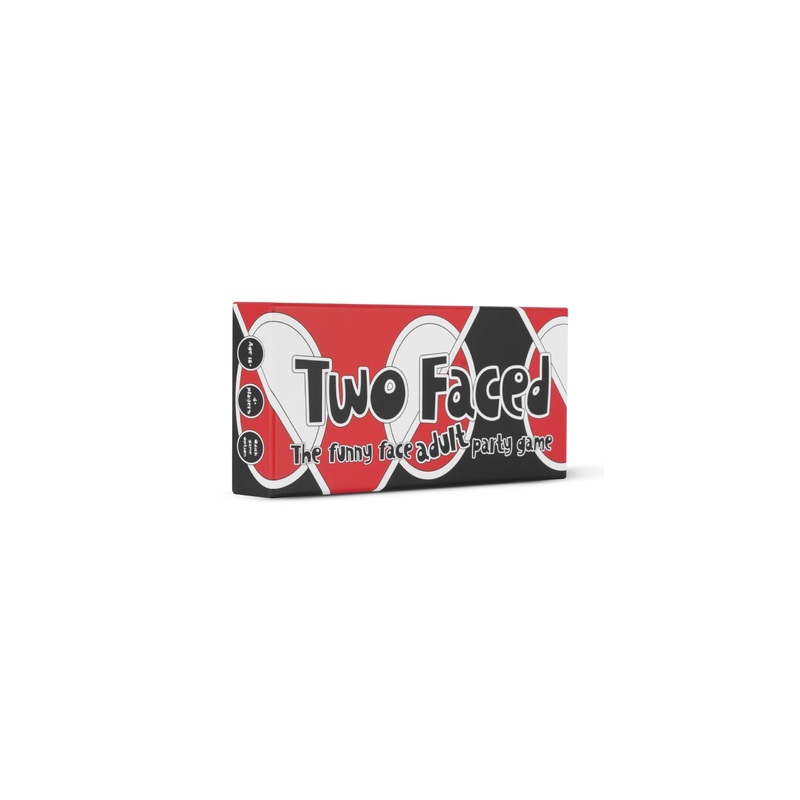 Two Faced Game Adult Edition. Extreme charades for your face. Funny adult party game. The king of games for adults!