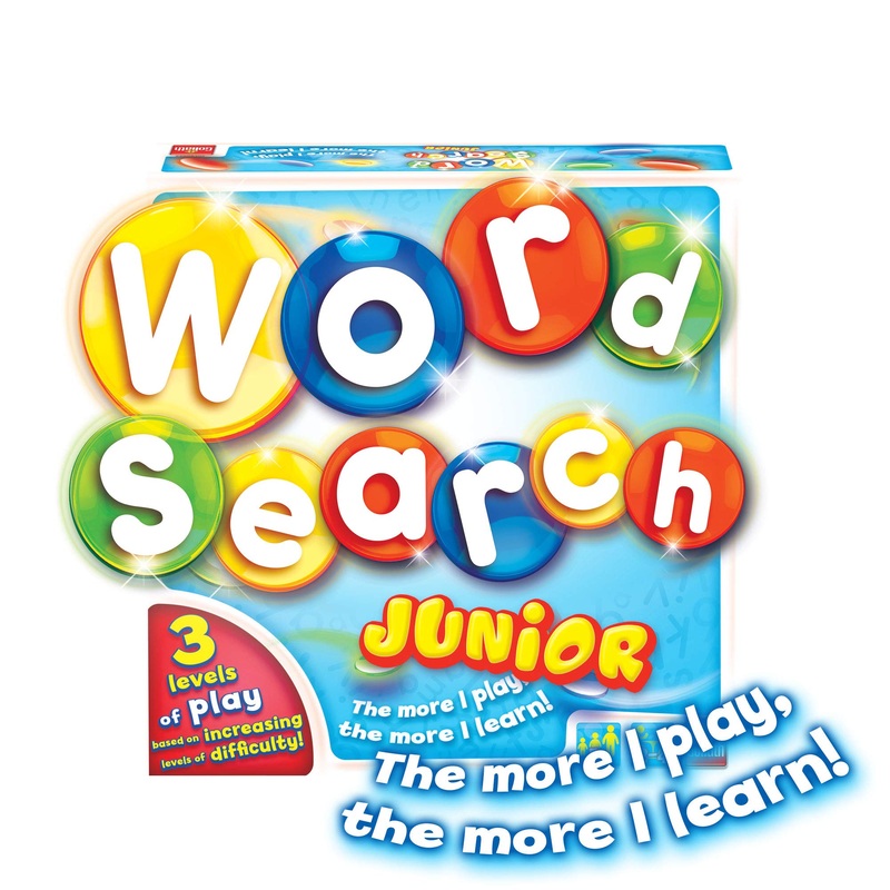 Wordsearch Junior | Fun Educational Word Puzzle Game for Kids | For 2-4 Players | Ages 4+