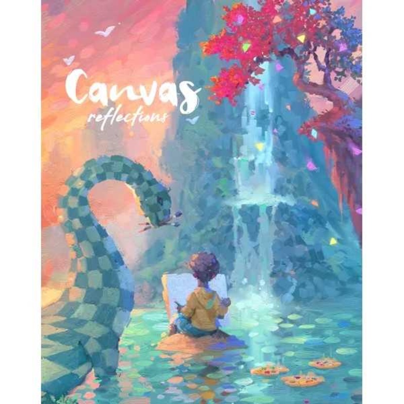 Canvas Reflections Brettspiel-Erweiterung  Erstellen Sie atemberaubende Meisterwerke. Kunstwettbewerb und Puzzle-Spiel fr Kinder und Erwachsene, ab 14 Jahren, 15 Spieler, 30 Minuten Spielzeit