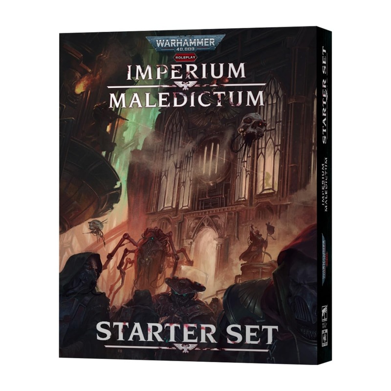 Cubicle 7, WH 40K RPG Imperium Maledictum Munitions Starter Set - Fantasy RPG Starter Set - for 1+ Players, Ages 14+
