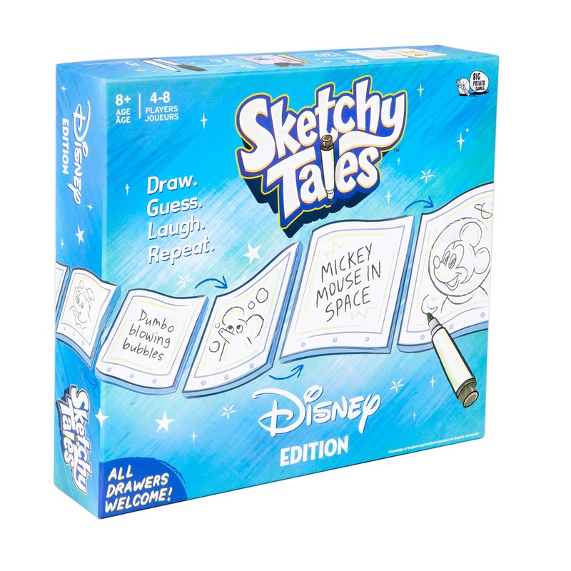 Disney Sketchy Tales: The Magical Disney Drawing Game for Kids | Best Disney Board Games