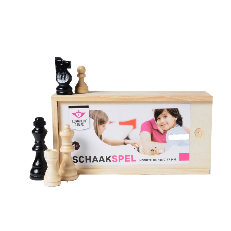 Engelhart Boite d'Echecs en bois 32 pices
