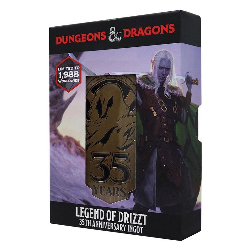Fanattik Dungeons & Dragons Lingot 35th Anniversary Legend of Drizzt Limited Edition