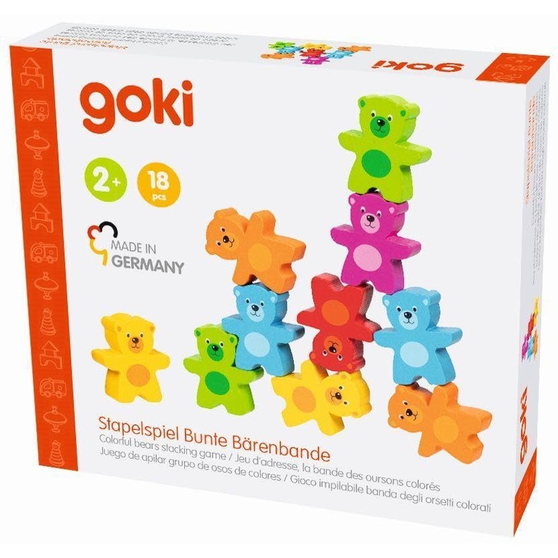 goki-58384-Oso apilable, Color Tonos de Madera (Gollnest & Kiesel GmbH & 58384