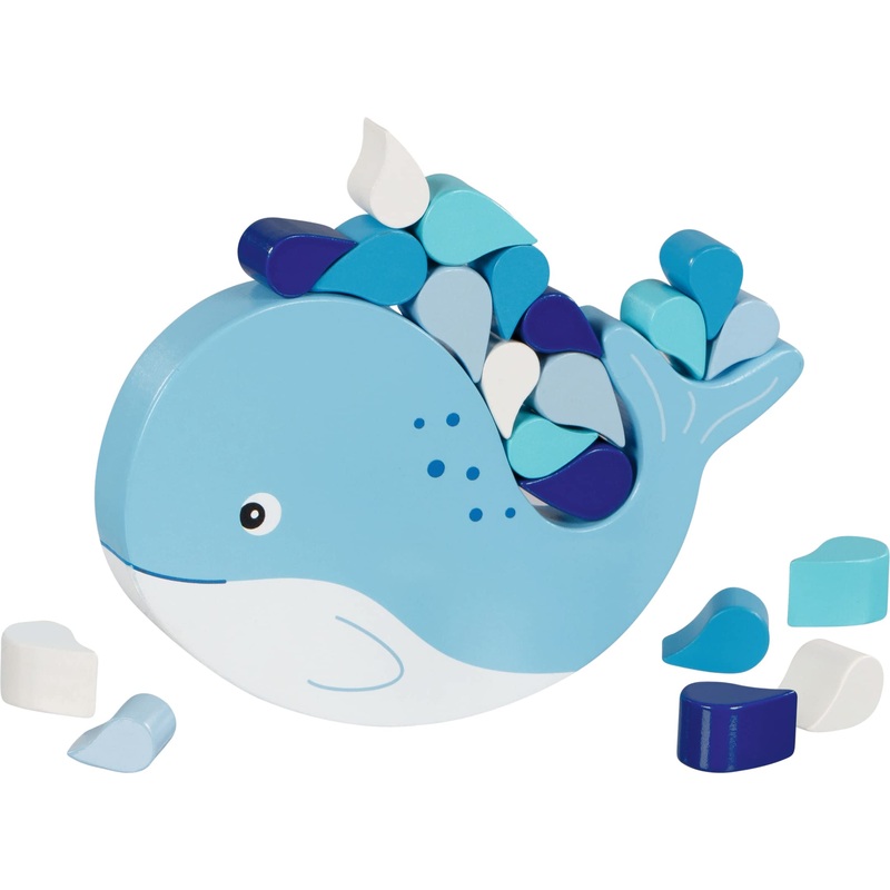 Goki Juego de Equilibrio Ballena, Multicolor, M (56664