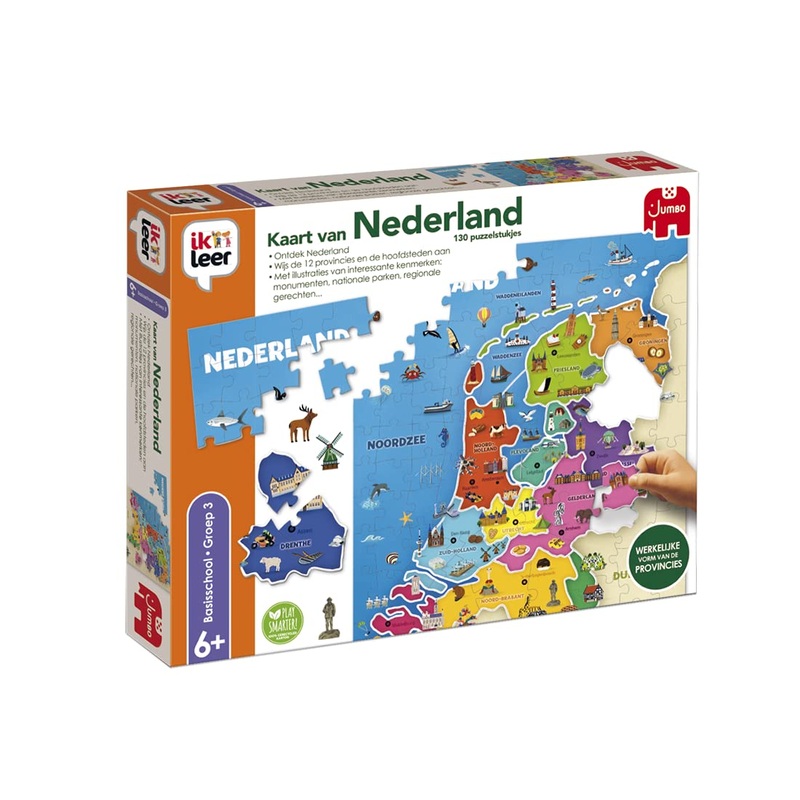 Jumbo - I Learn Map of The Netherlands - Educational Game from 5 Years