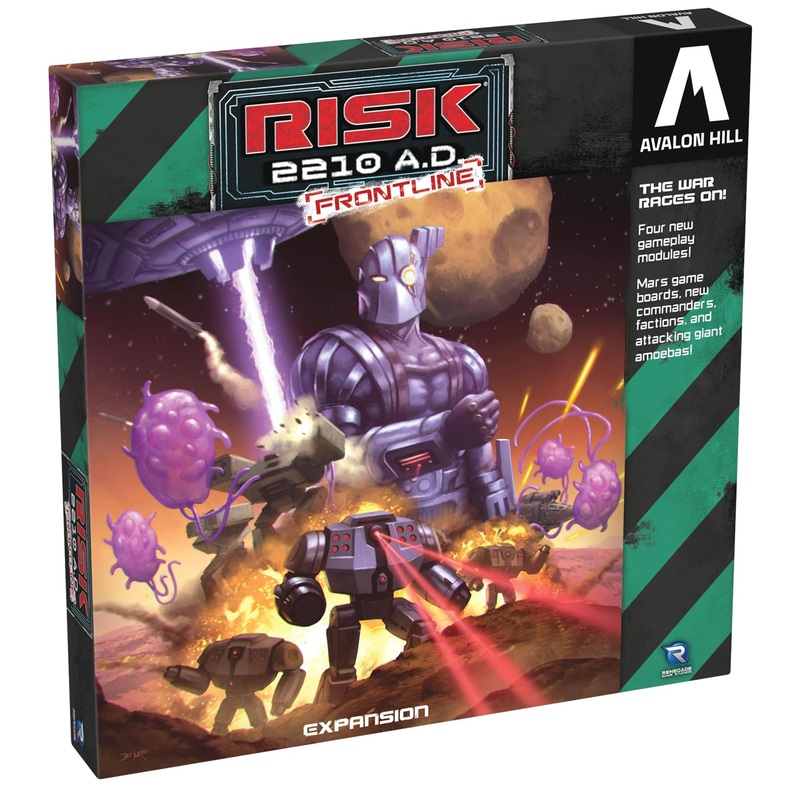Renegade Games: Risk 2210 A.D. Frontline Expansion - Take The Battle to Mars, Tournament Modules, Asymmetric Factions, Ages 10+, 2-5 Players, 4 Hrs