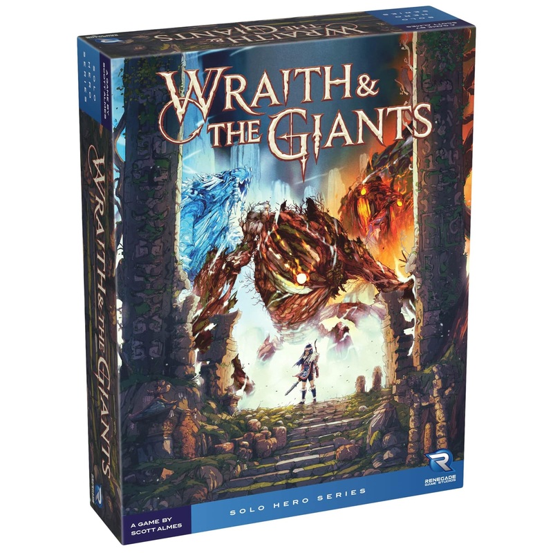 Renegade Games: Wraith & The Giants - A Solo Hero Series Game - A Solitaire Game of Epic Battles with Elemental Giants, Ages 14+, 1 Player, 30-45 Mins
