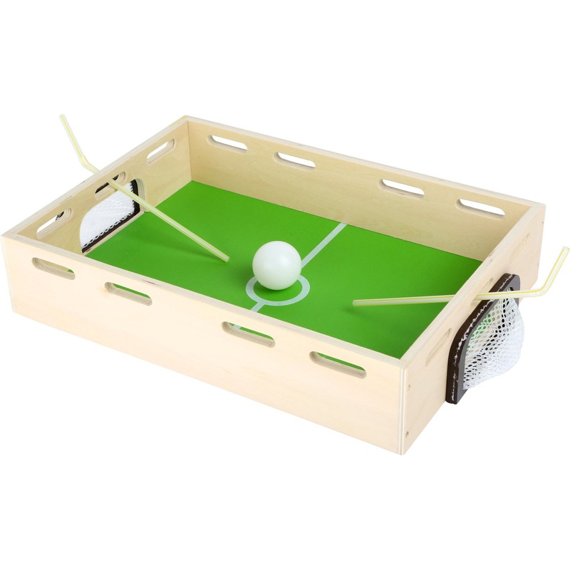 small foot 6409 Wooden box game Breath Football, skill and endurance game for young and old, from 3 years on