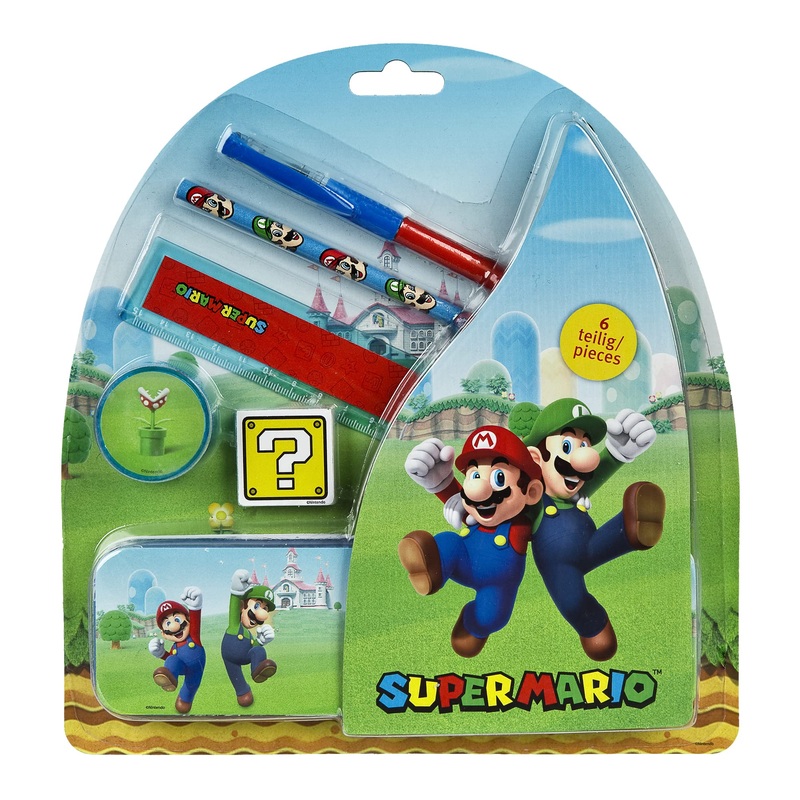 Undercover 6600000029 Super Mario School Set, Multi-Colour