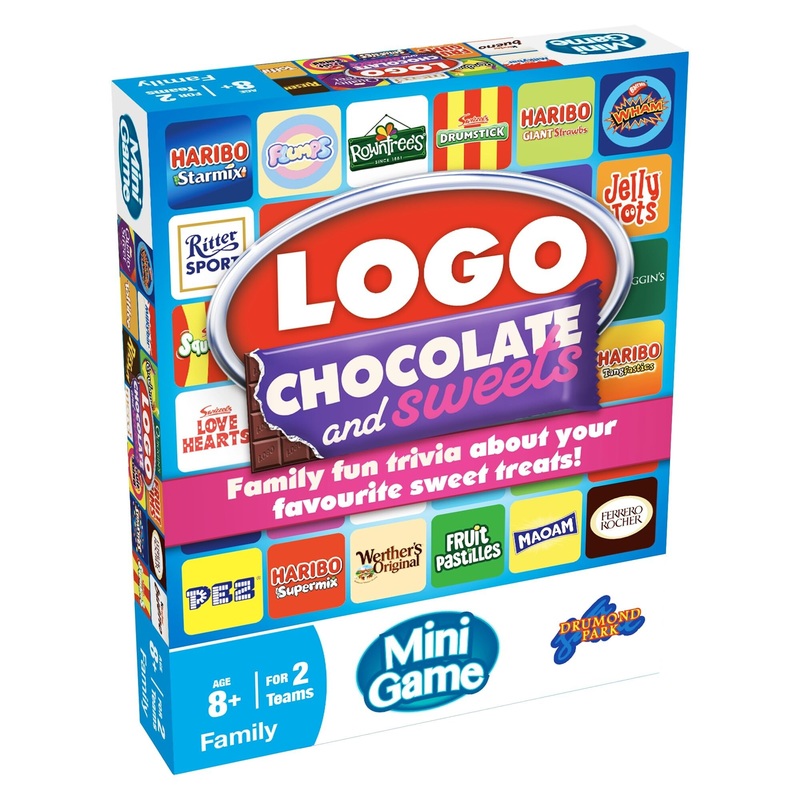 Drumond Park Logo Chocolate & Sweets Mini Board Game | Fun for Groups  Adults & Families | Travel-Size Trivia Game | Perfect for Parties & Game Nights