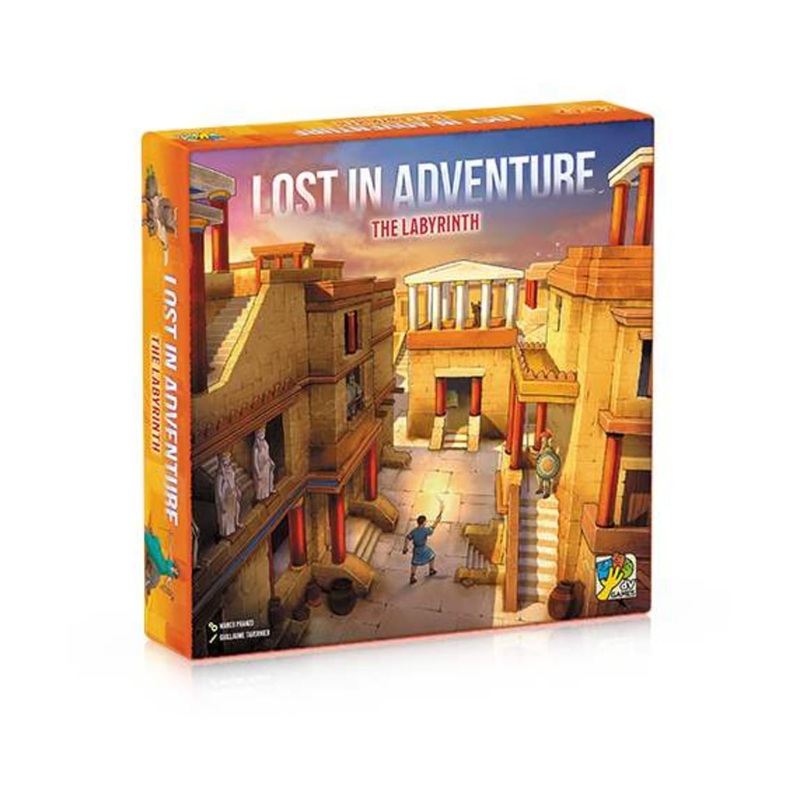 DV Games: Lost in Adventure: The Labyrinth - Board Game for 1 to 4 Players, Ages 8+