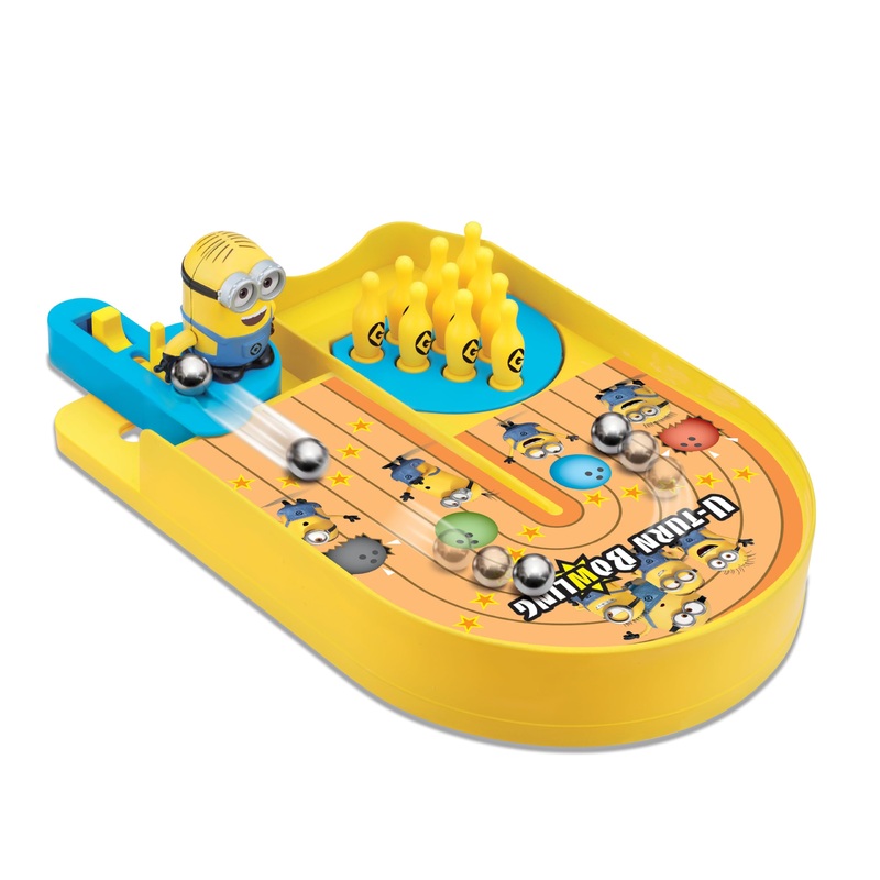 EPOCH Games - 7518 Minions U-Turn Bowling - Party Game Geschicklichkeitsspiel
