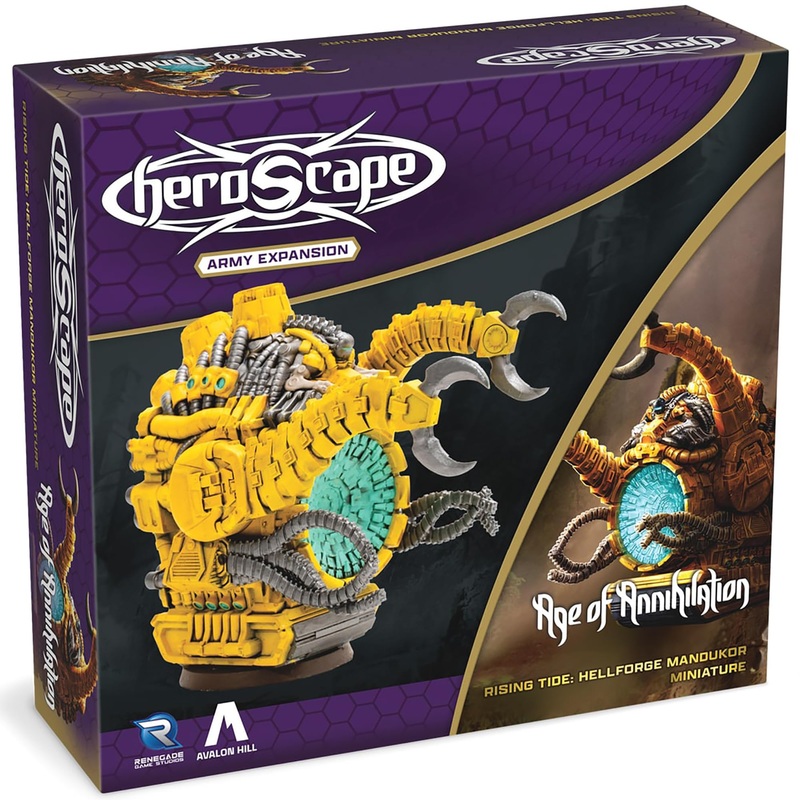 Renegade Game Studios | Heroscape: Rising Tide  Hellforge Mandukor Army Expansion