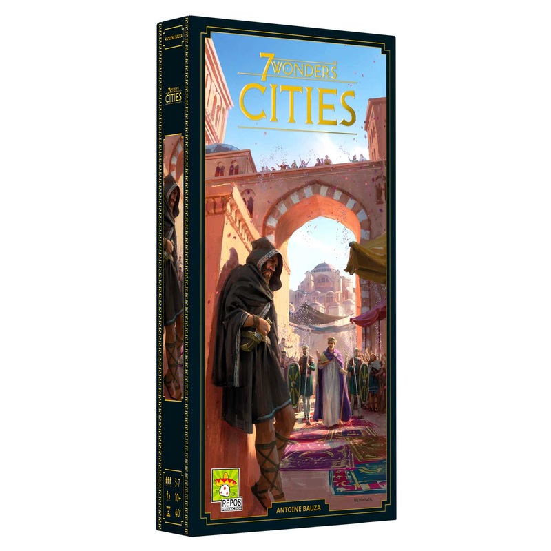 Repos Production, 7 Wonders 2nd Edition: Cities Expansion, Board Game, Ages 10+, 3 to 7 Players, 30 Minutes Playing Time
