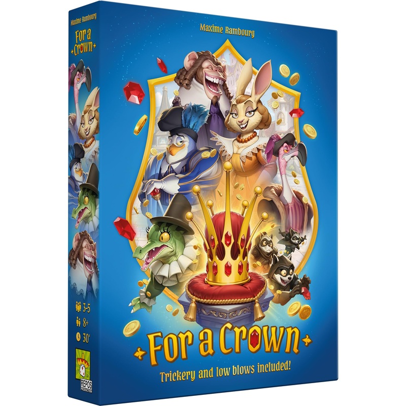 Repos Production | For a Crown | Board Game | Ages 8+ | 3-5 Players | 30 Minutes Playing Time