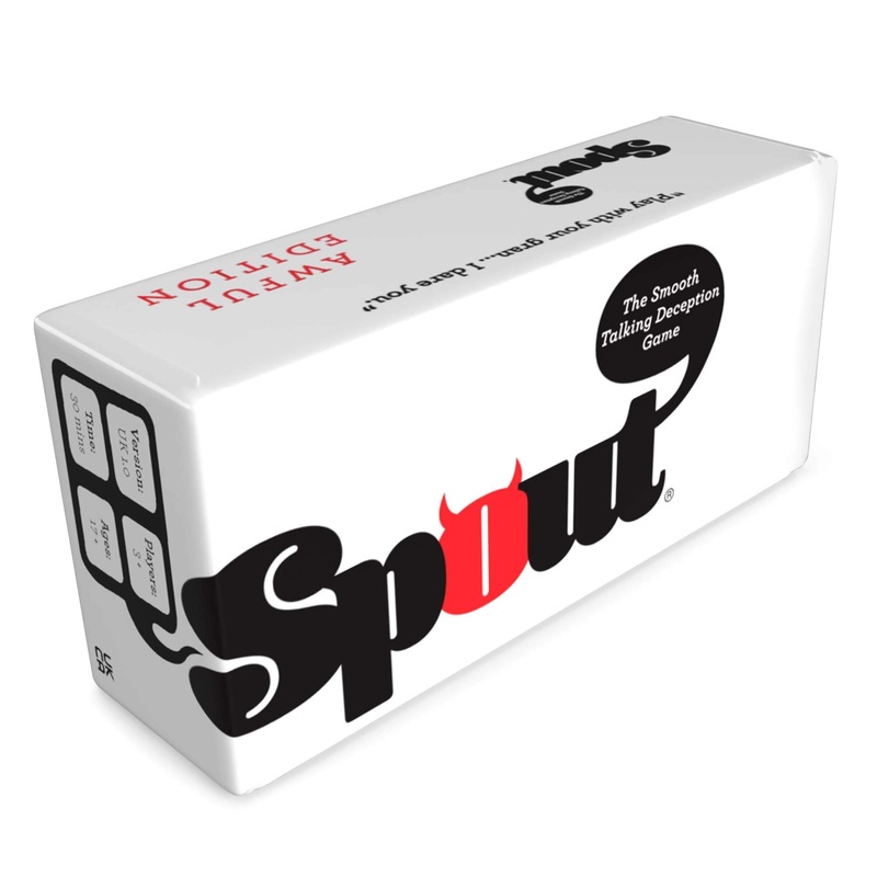 SPOUT - AWFUL Edition The Hilarious Board Game for Adults - Easy Party Game for 3 or More Players - Incredibly Funny Card Game