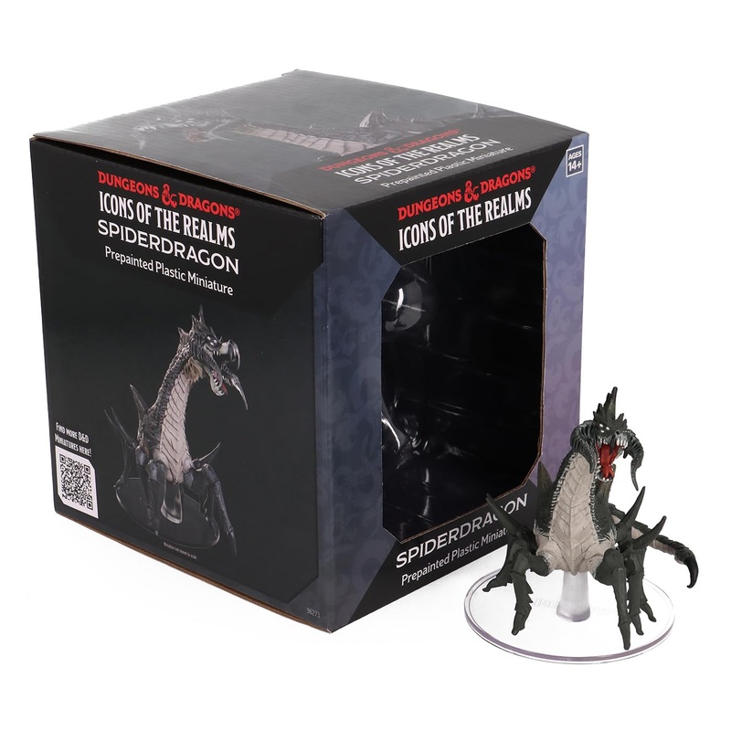 WizKids D&D Icons of The Realms: Spiderdragon - Boxed Miniature | Dungeons and Dragons Figures | Pre-Painted