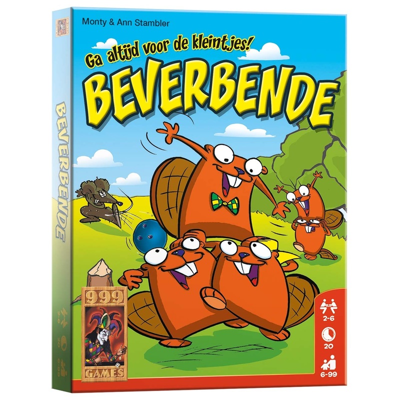 999 Games - Beverbende Kaartspel - vanaf 6 jaar - Een van de beste spellen van 2009 - Ann Stambler en Monty Stambler - Draften - voor 2 tot 6 spelers - 999-BEV01, meerkleurig