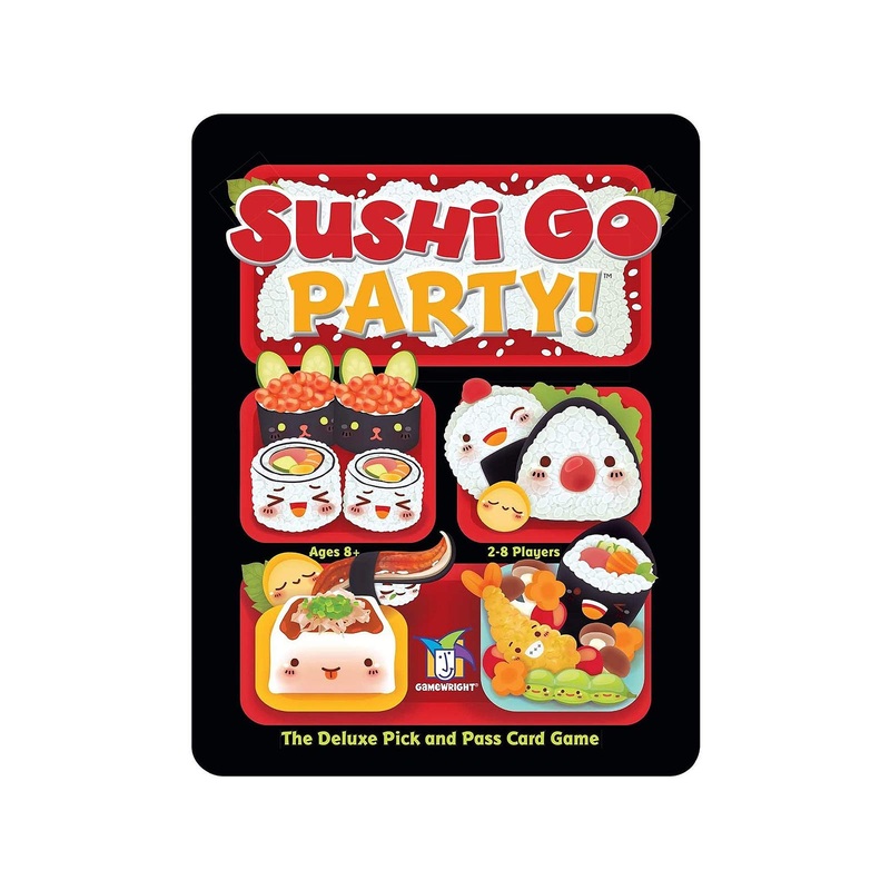 Asmode Gamewright, Sushi Go Party Game, Card Game, Ages 8+, 2-8 Players, 20 Minutes Playing Time